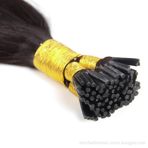 Hot sells high quality straight  pre bonded i tip Hair Stick I tip Hair Extension Remy human double drawn I tip hair extensions